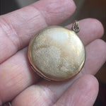 Shooting Star Locket - Gold Filled - Antique