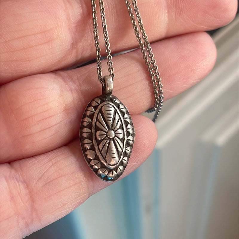 Talismanic Necklace - Sterling Silver - Vintage