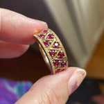 Ruby Band - 14k Gold - Vintage