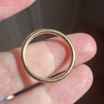 Rounded Band - 14k Gold - Vintage