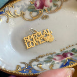 Special Love Pendant - 14k Gold- Vintage