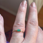 Emerald Ring - 14k Gold - Vintage