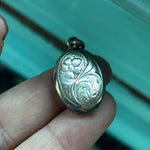 Flower Locket - Sterling Silver - Vintage