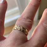 Starry Band - 9k Gold - Vintage