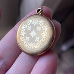 Engraved Locket - Gold Filled - Vintage