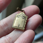 Shield Locket - Gold Filled - Vintage