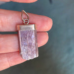 Lepidolite Pendant - Sterling Silver