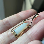 Opal Point Pendant - Sterling Silver - Vintage