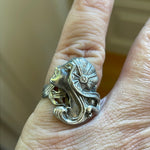 Goddess Ring - Sterling Silver - Vintage