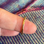 Delicately Patterned Band - 14k Gold - Vintage