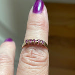 Ruby Band - 14k Gold - Vintage