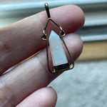 Opal Point Pendant - Sterling Silver - Vintage