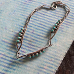 Turquoise Bracelet - Sterling Silver - Vintage