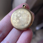 Engraved Locket - Gold Filled - Vintage