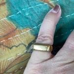 Heavy Square Ring - 18k Gold - Vintage