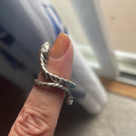 Snake Ring - Sterling Silver - Vintage