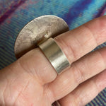 Engraved Silver Ring - Sterling Silver - Vintage