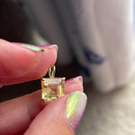 Topaz Pendant - 14K Gold - Vintage