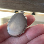 Engraved Locket - Sterling Silver - Vintage