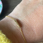 Bar Bracelet - 14k Gold - Vintage