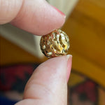 Ornate Bead Pendant - 14k Gold - Vintage