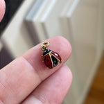 Ladybug Pendant - 14k Gold - Vintage