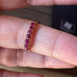 Ruby Band - 14k Gold - Vintage