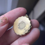 Scrolling Locket - Rolled Gold - Vintage