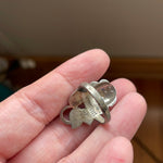 Marcasite Rose Ring - Sterling Silver - Vintage