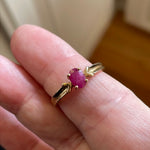 Ruby Ring - 10k Gold - Vintage