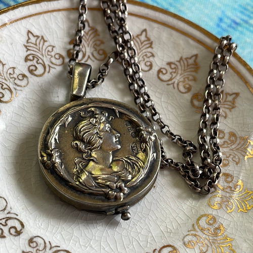 Vintage Locket - Astrantia 03 | Meadow and Thyme | by Sarah Holland
