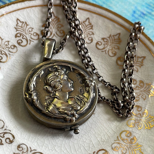 Vintage Locket Necklace | Vintage Paris Jewelry