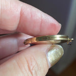 Engraved Gold Locket  - 9k Gold - Vintage