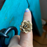 Flower Ring - 14k Gold - Vintage