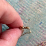 Butterfly Slide Necklace - 10k Gold - Vintage