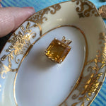 Citrine Pendant - 14k Gold - Vintage