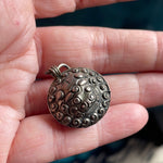 Dragon Bell Pendant - Sterling Silver - Vintage