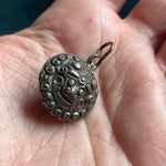 Dragon Bell Pendant - Sterling Silver - Vintage