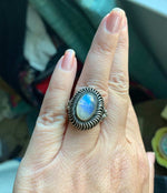 Moonstone Ring - Sterling Silver - Vintage