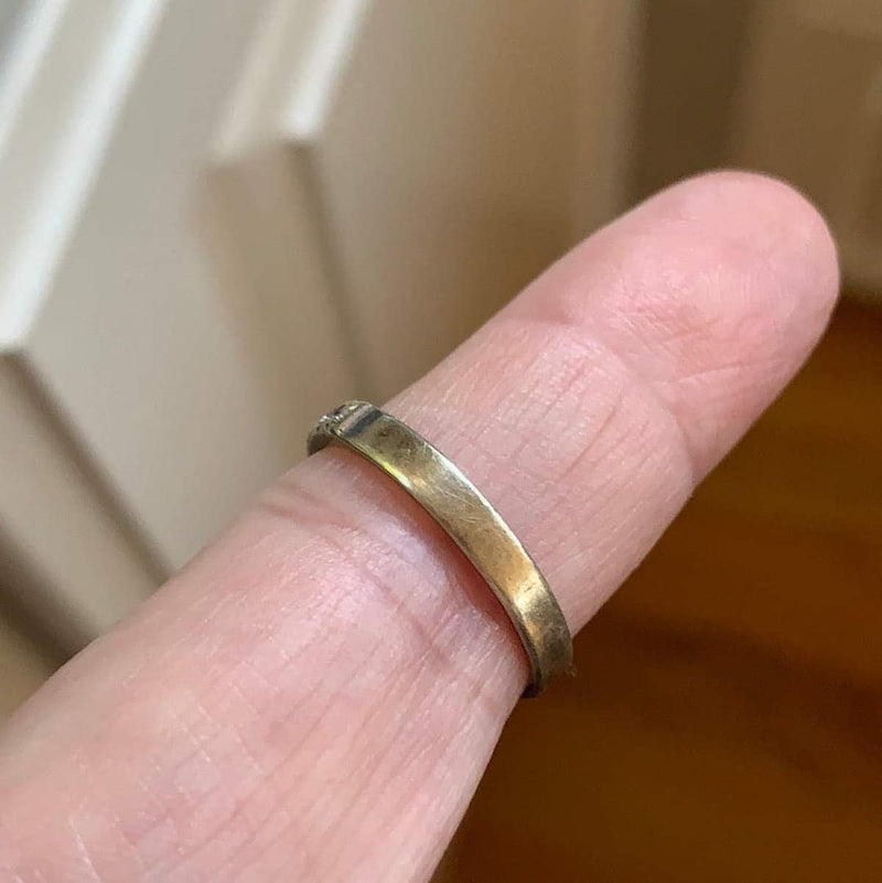 Ruby Eternity Ring - 9k Gold - Vintage