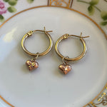 heart-hoop-earrings-14k-gold-vintage-2