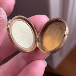 Bird Locket - Raised Design - Gold Filled - Victorian - Antique locket