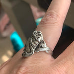 Lady Ring - Nouveau - Sterling Silver - Vintage