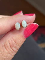 Opal Earrings - 14k Gold - Vintage