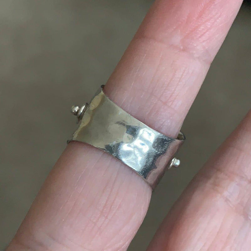 Druzy Ring - Sterling Silver - Vintage