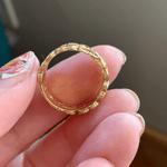 Filigree Openwork Ring - 14k Gold - Vintage