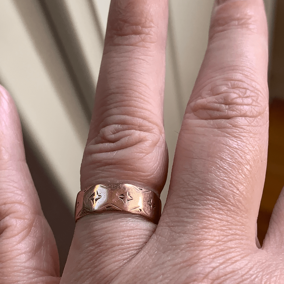 Cigar Band Monogram Ring, Personalized Jewelry