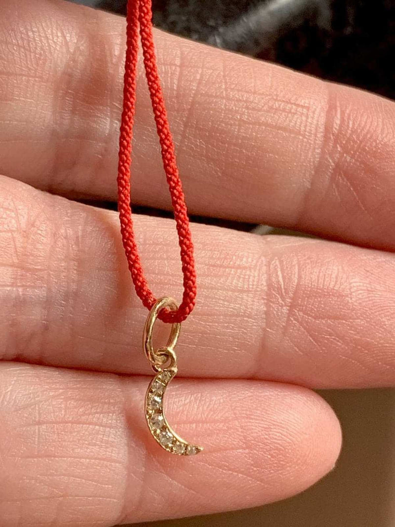 diamond-moon-necklace-red-silk-cord-14k-gold-pendant-gold-filled-findings