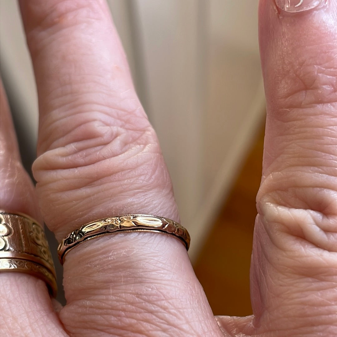 Orange Blossom Ring14k Gold Renaissance Bandwomen's 