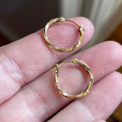 twisted-crinkle-hoop-earrings-14k-gold-vintage